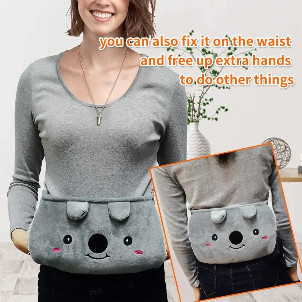Plush Refillable Hot Water Bottle Belt