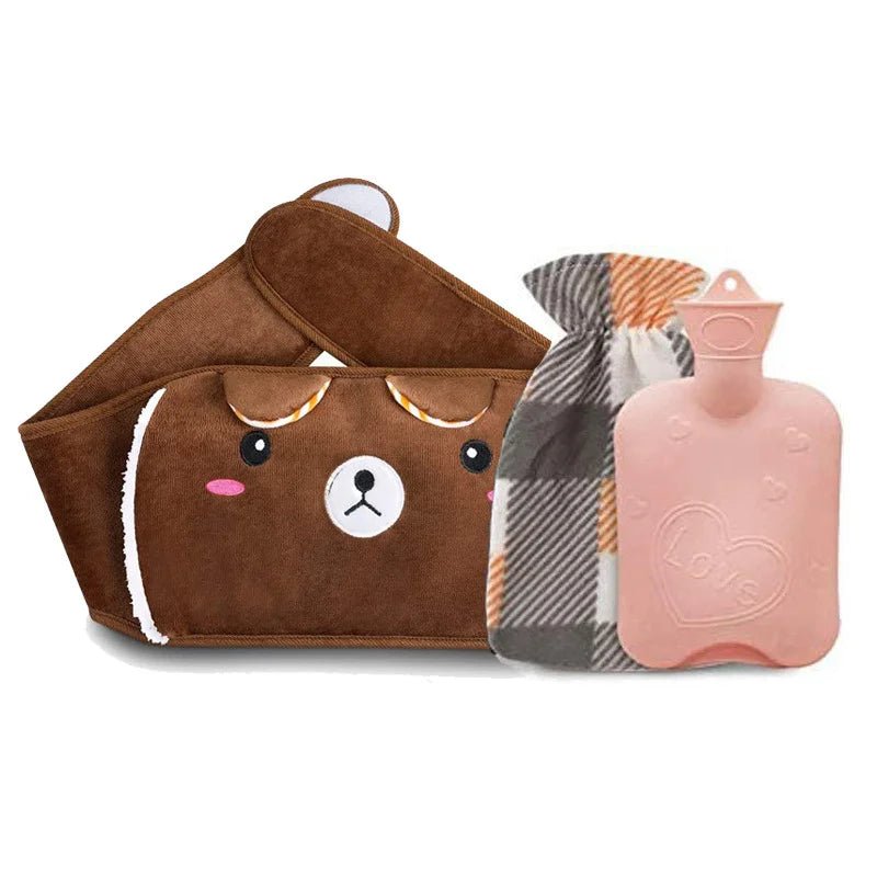 Plush Refillable Hot Water Bottle Belt - Image 3