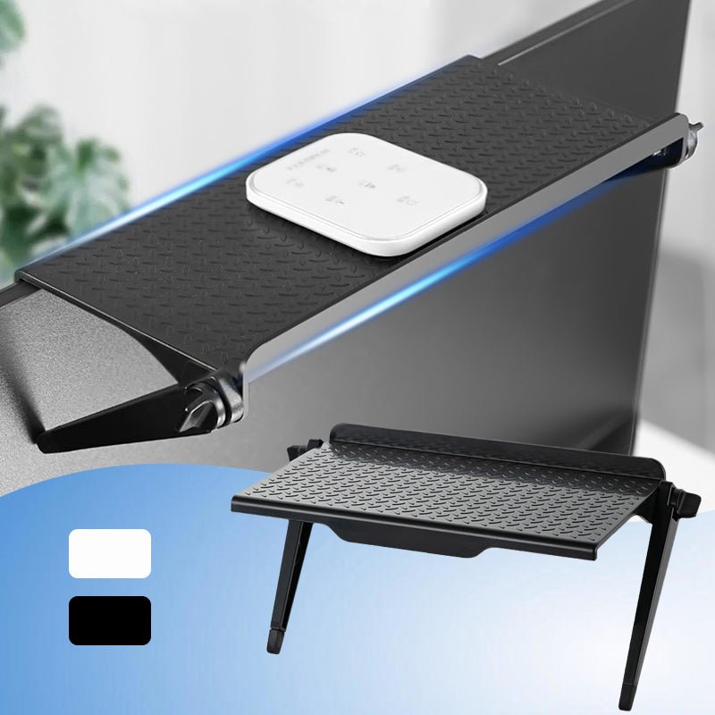 Adjustable TV Top Shelf Without Drilling – Sturdy, Multifunctional & Universal Fit (Quickly Organise Your Home!)