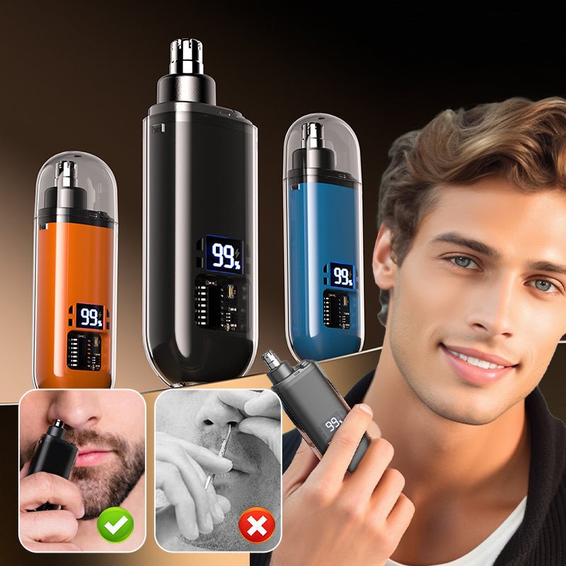 Smart Electric Nose Hair Trimmer | | Painless Grooming & Waterproof Design | Perfect Personal Care Gift