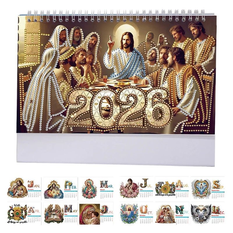 Standing Desk Calendar DIY Diamond Art Painting - Image 2