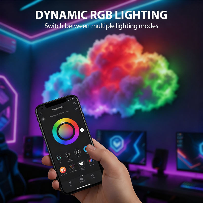 Black Friday Mega Deal – DIY USB-Powered Thundercloud LED Light Decor - Image 3