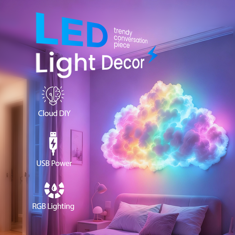 Black Friday Mega Deal – DIY USB-Powered Thundercloud LED Light Decor