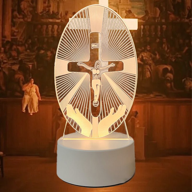 Jesus 3D Night Lamp & Religious Gifts - Image 3