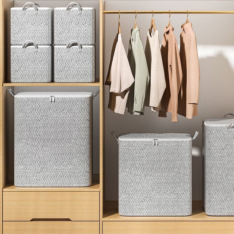 NEW YEAR SALE Extra-Large Storage Organizer Box With Lid - Versatile For Clothes, Blankets & Bedding - Image 2
