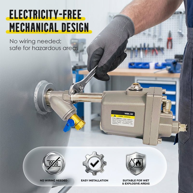 Automatic Drain Valve – Zero Air Loss, Prevents Corrosion & Easy Installation