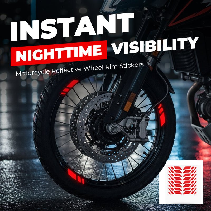 New Year Sale Motorcycle Reflective Wheel Rim Stickers