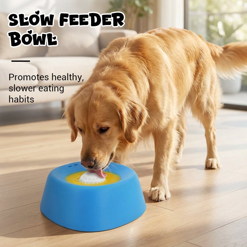 Roll-N-Lick Dog Bowl: The Ultimate Liquid Treat FeederAnti-gulping bowl for dogs with rolling ball - Image 3