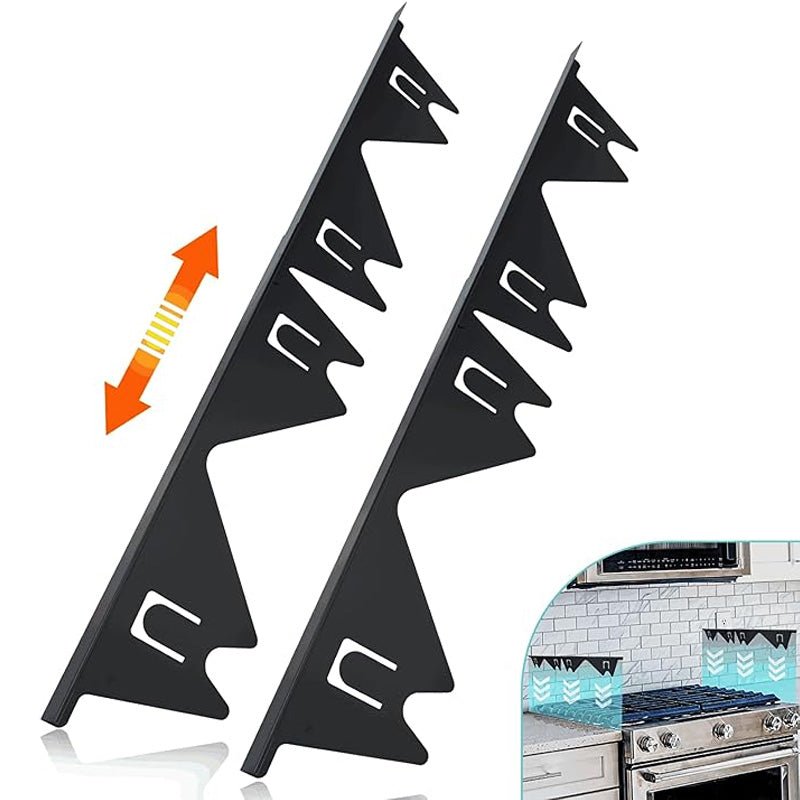Stainless Steel Adjustable Retractable Stove Gap Covers - Image 2