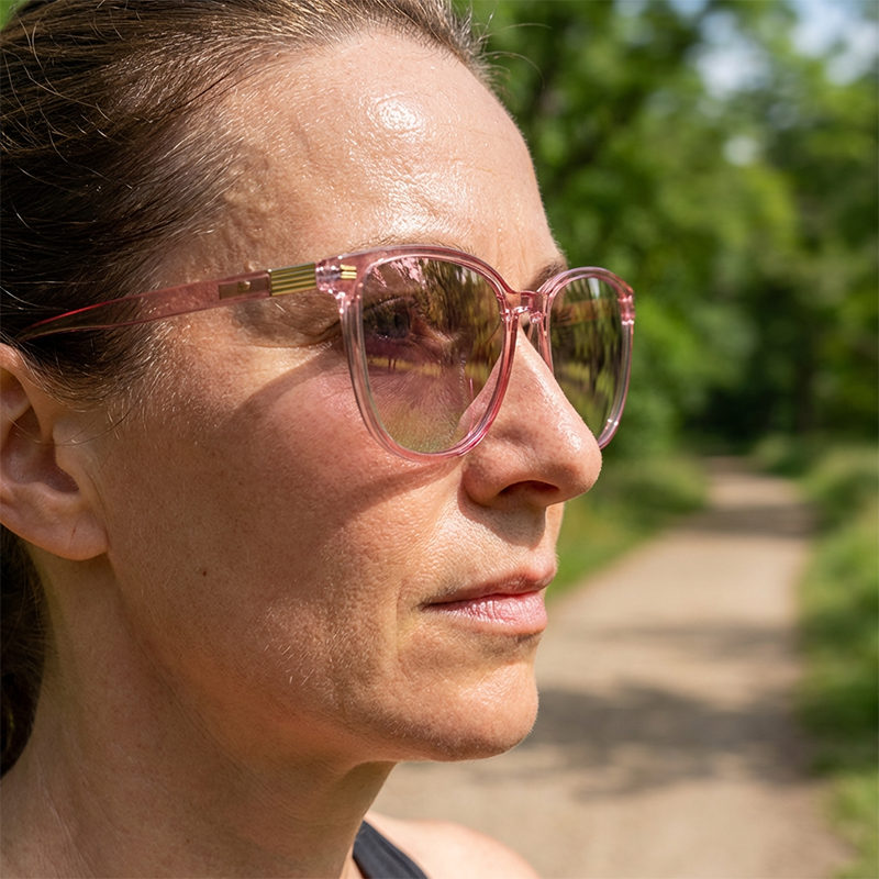 Women's Oversized Polarized Sunglasses – UV400 Protection, Glare Reduction, Lightweight - Image 3