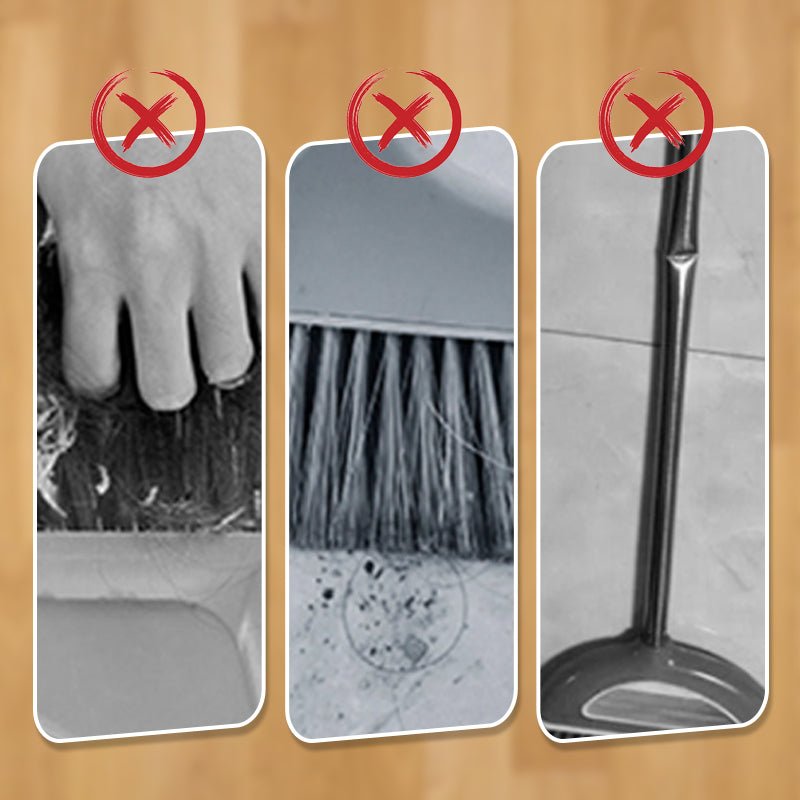 Stand-Up Dustpan Set with 180° Rotating Broom - Image 2