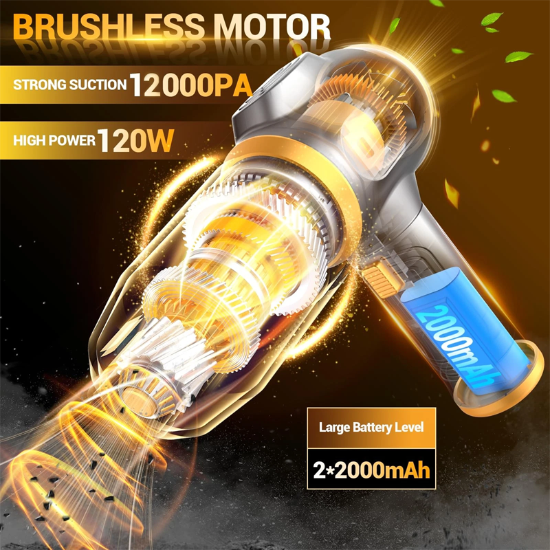 Cordless 4-in-1 Handheld Vacuum – Powerful Suction for Car & Home! | Lightweight, Compact & Ready to Go