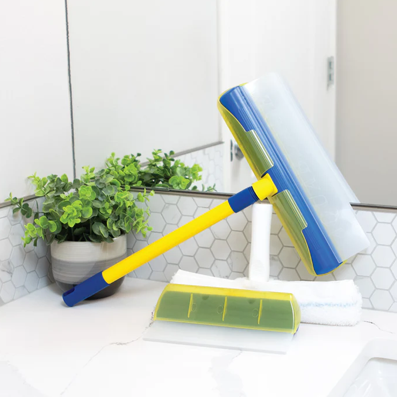 Scratch-Free & Streak-Free Squeegee 5-Piece Set for Glass Cleaning