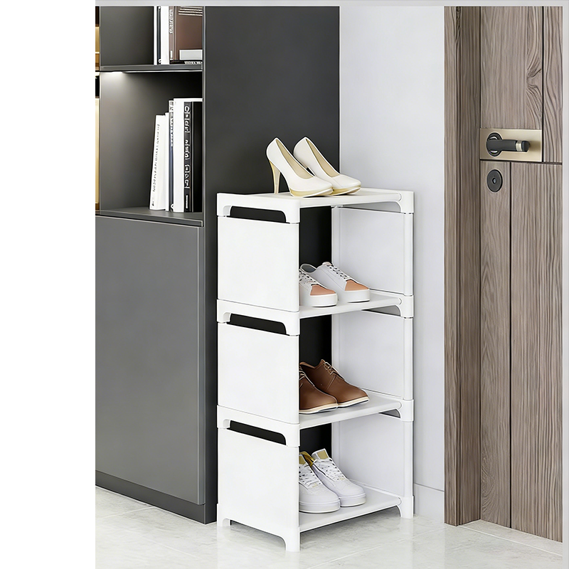 Vertical Shoe Rack for Entryway – Space-Saving, Sturdy Metal Frame & Easy Assembly