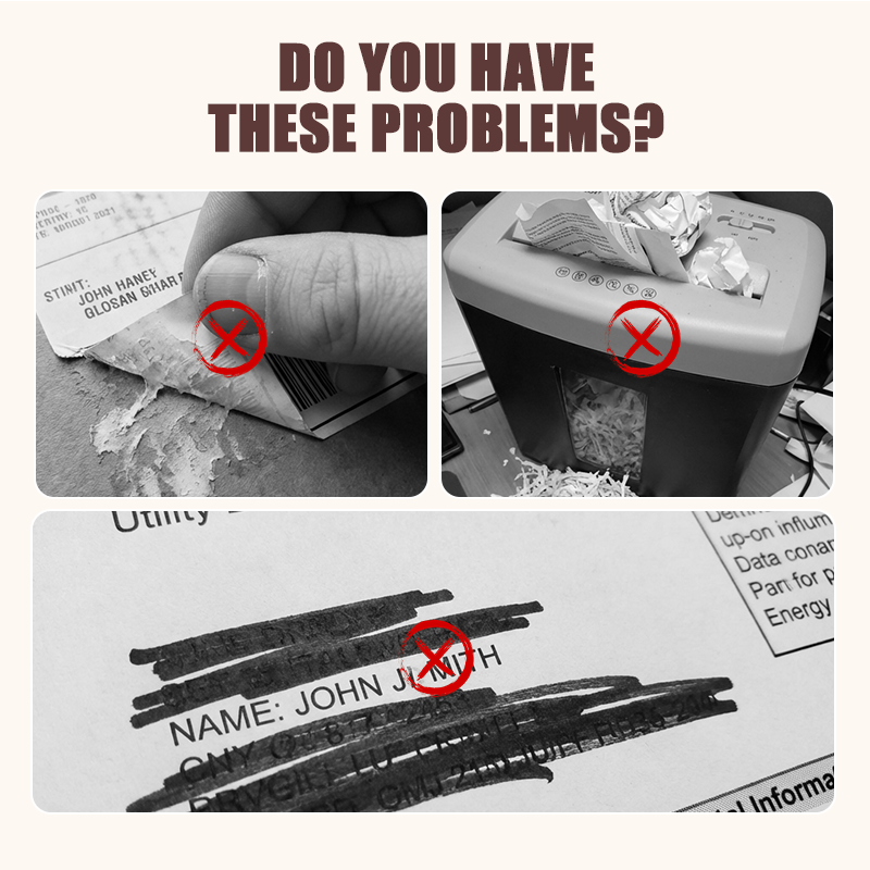 Privacy Roller Stamp – Hide personal info instantly. No shredding needed. Refillable & portable. - Image 2