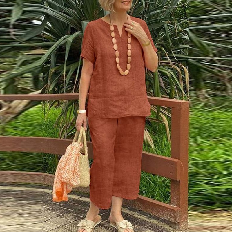 Women's Casual Top & Pants 2-Piece Set - Image 2