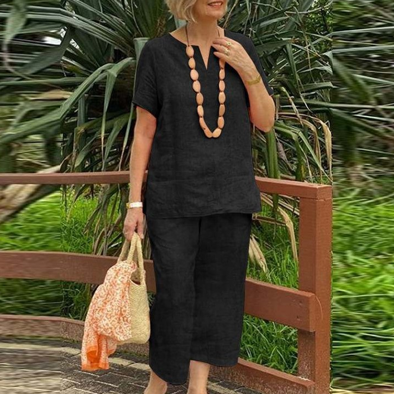 Women's Casual Top & Pants 2-Piece Set - Image 3