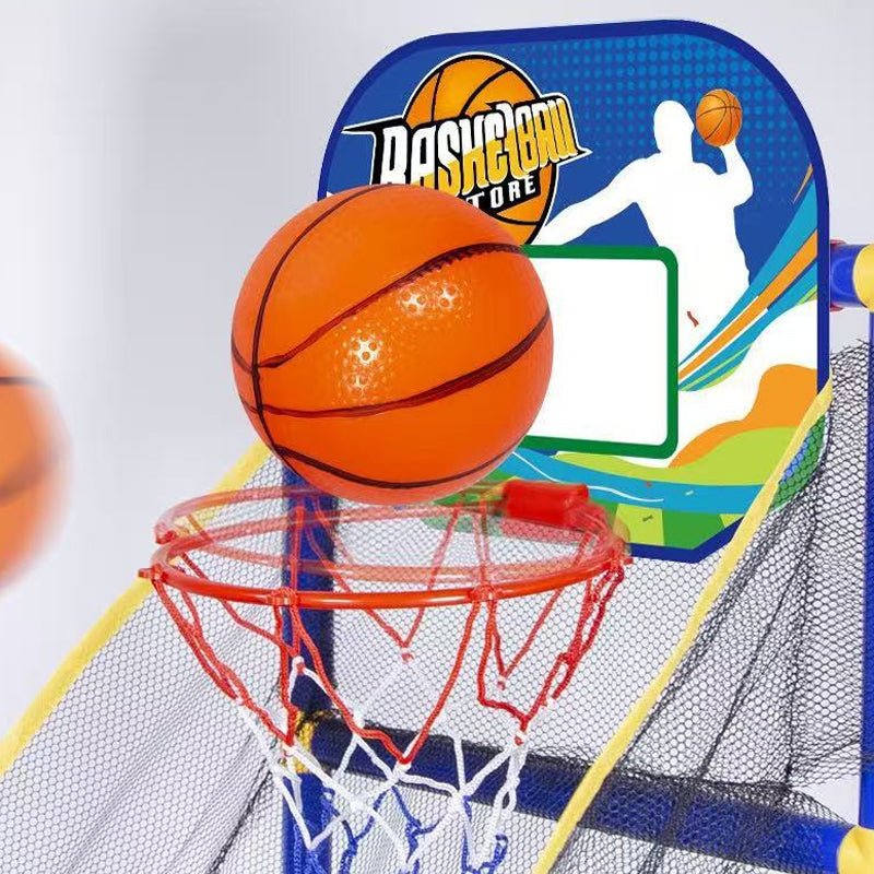 Kids' Indoor Basketball Arcade Game with 4 Balls - Image 3