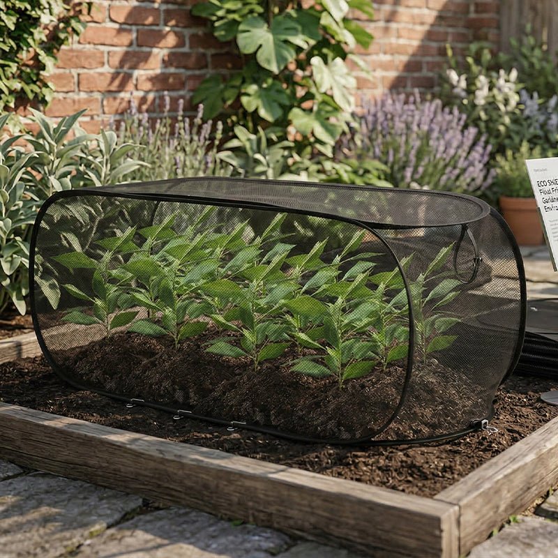 Foldable Pop-Up Plant Mesh Cover – Protects Plants, Breathable Design & Easy Setup