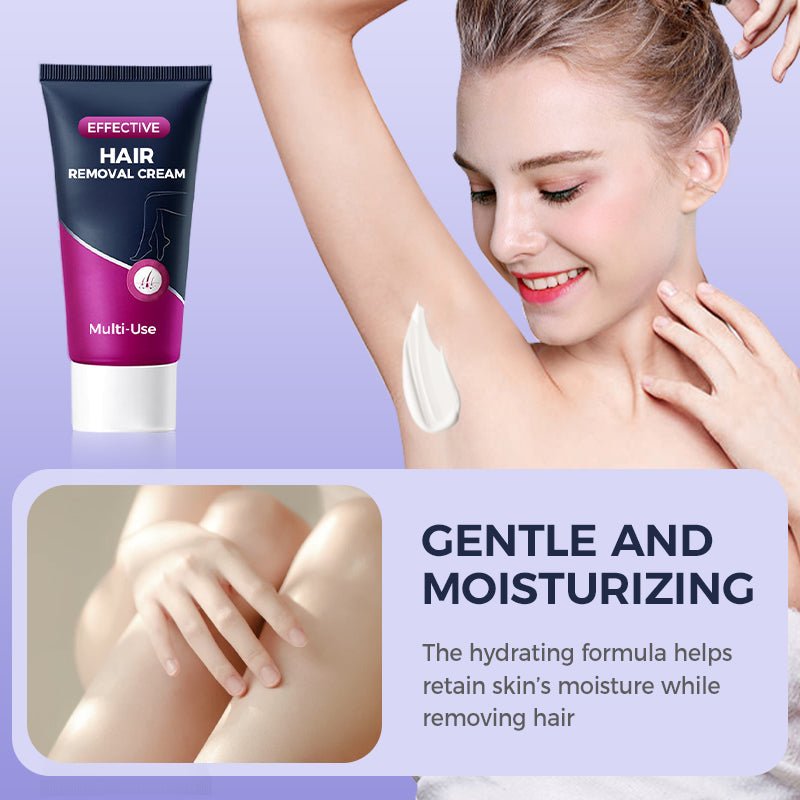 Multi-Use Gentle Effective Hair Removal Cream Effortlessly Achieve Smooth Beautiful Skin