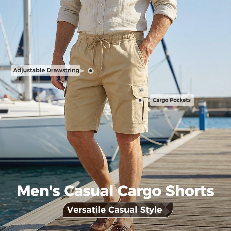 Men’s Casual Cargo Shorts – Trendy Look & Versatile Style 【Style at a Steal】