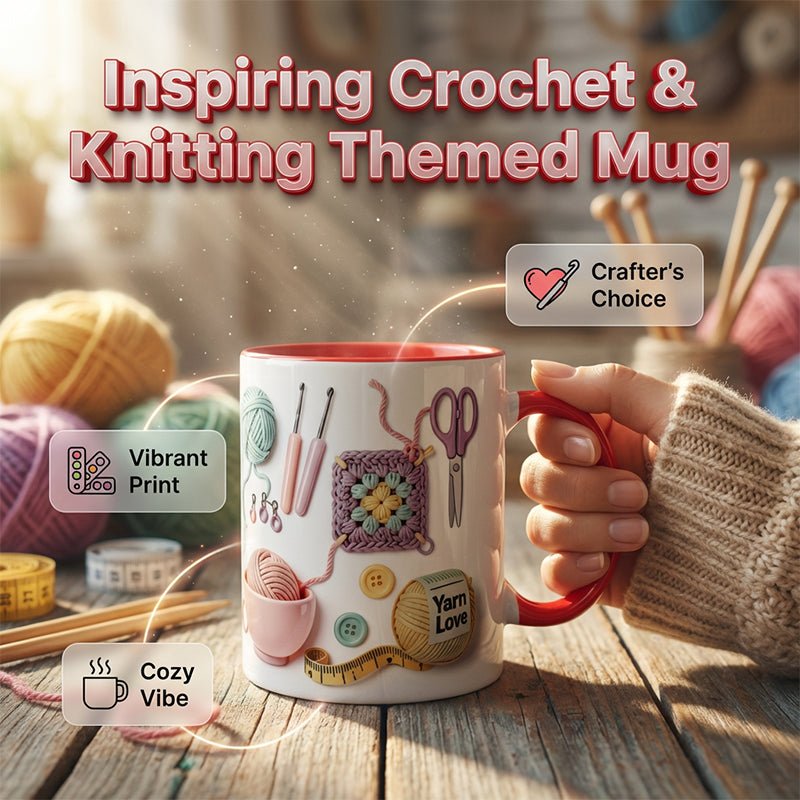 Almost Gone Yarn Love Mug, Gift For Crafters And Creative Souls