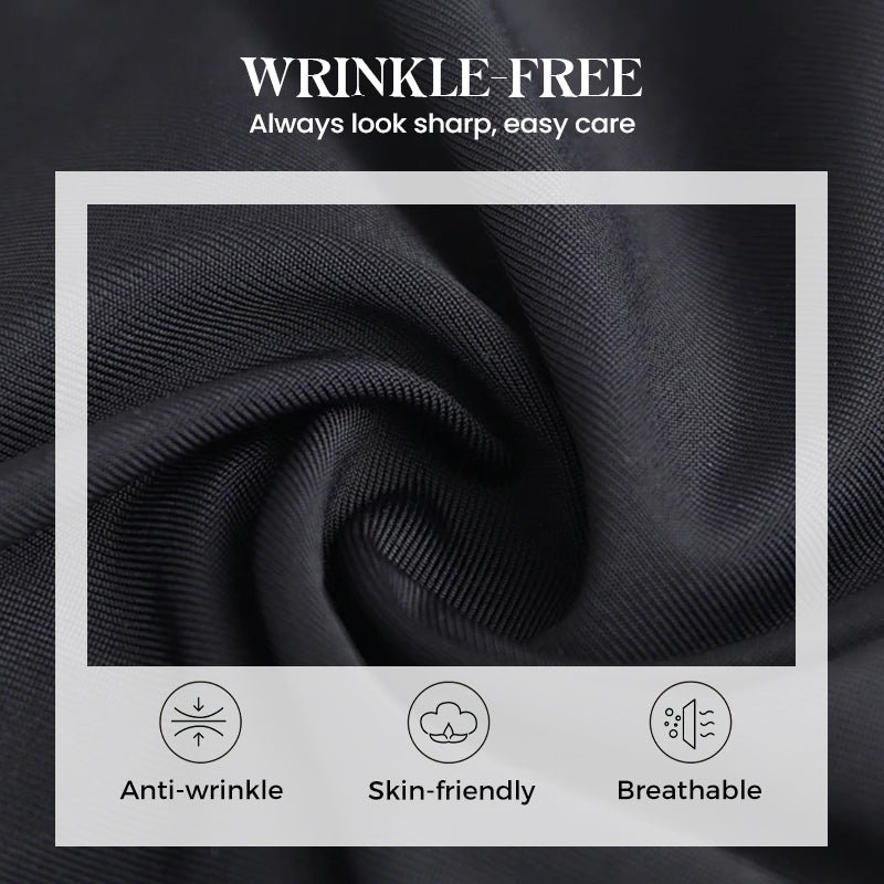Stretch Straight‐Leg Pants – Breathable, wrinkle‐resistant fabric. Multi‐pockets for essentials, drawstring for custom fit. Versatile for any casual scene. - Image 2