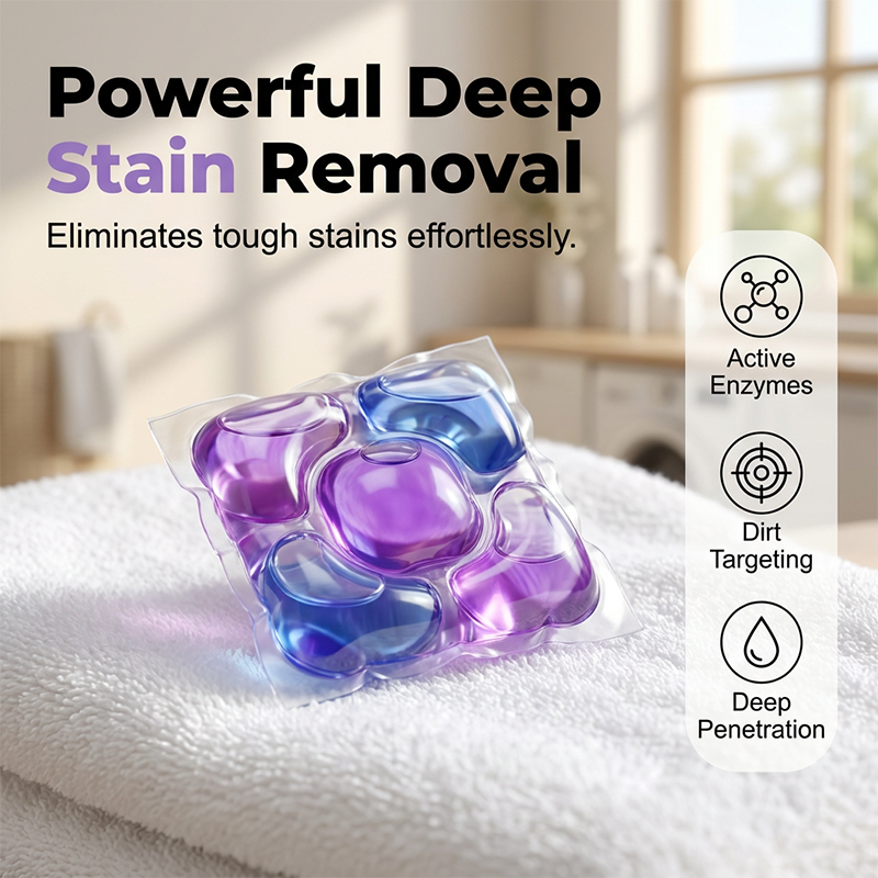 5-in-1 White Musk Laundry Detergent Pods (80PCS) - Image 3