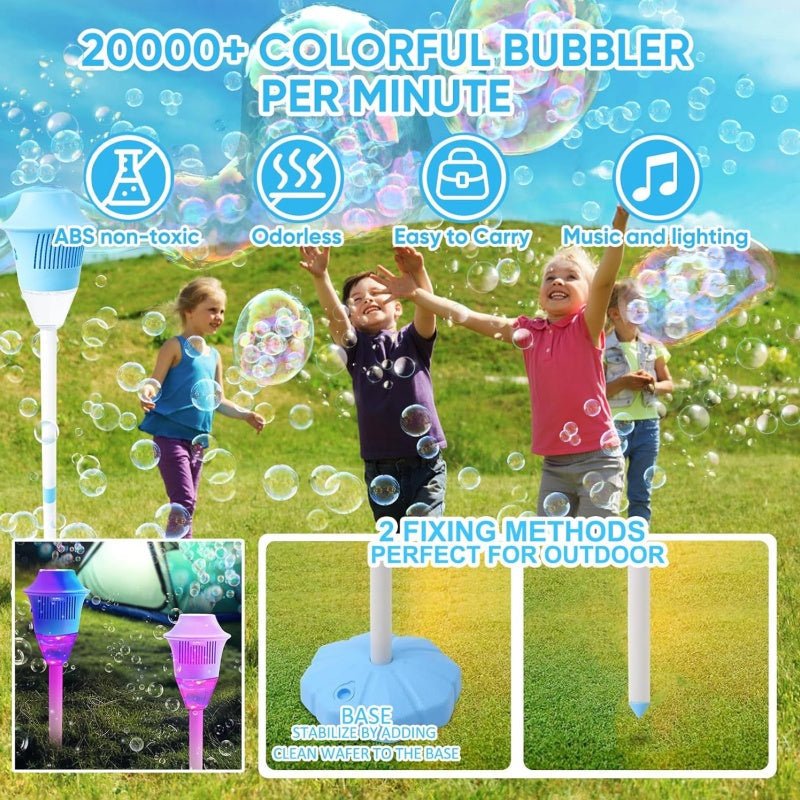 Automatic Handheld Bubble Machine for Kids – One-Touch Operation, Rich Bubbles & Portable Design
