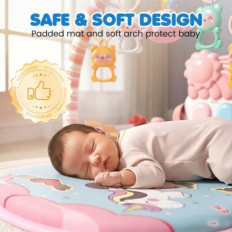 3-in-1 Baby Musical Piano Play Mat - Image 2