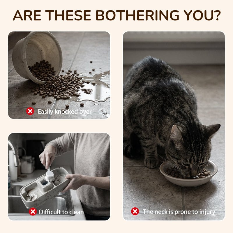 Anti-Slip Elevated 3-Bowl Pet Feeder – Raised design, protects joints & 3 bowls – No more spills or sliding - Image 2