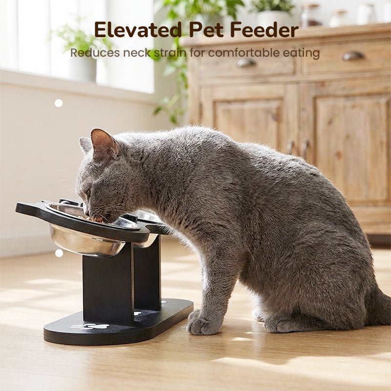 Anti-Slip Elevated 3-Bowl Pet Feeder – Raised design, protects joints & 3 bowls – No more spills or sliding - Image 3