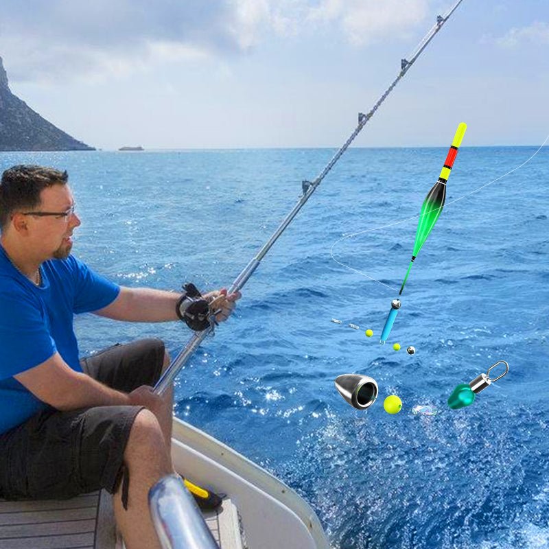 Automatic Fishing Line Set – Pre‑rigged, just cast & catch. Includes luminous float & accessory compartment. Perfect for beginners & seasoned anglers.