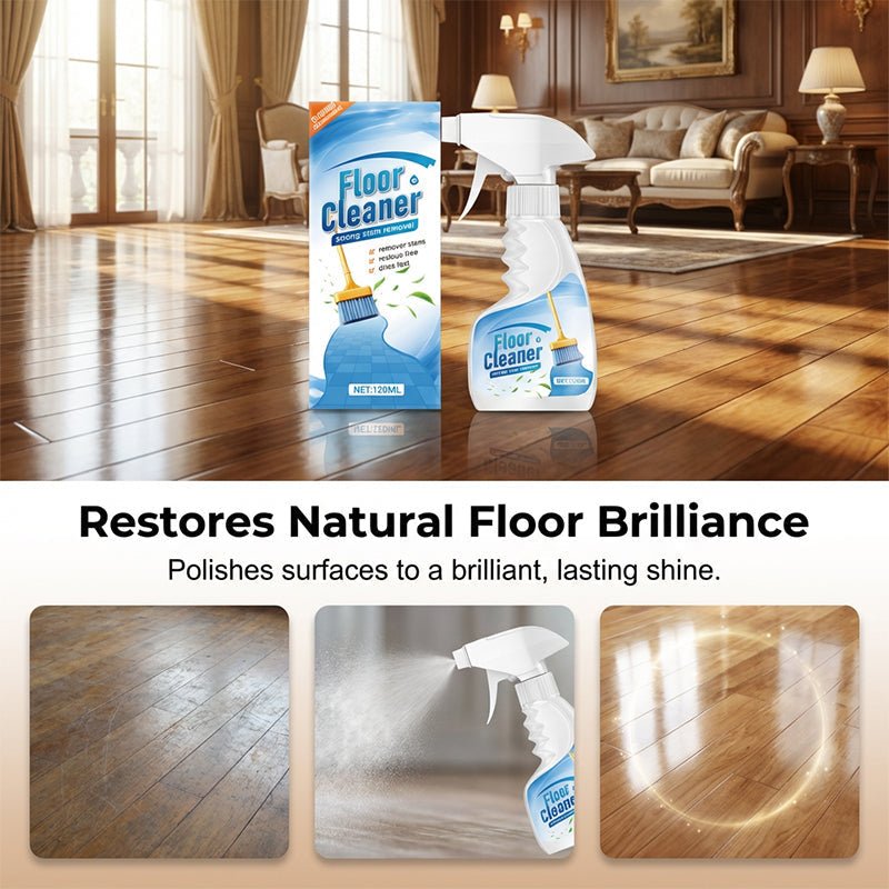 Hard Surface Floor Cleaner Spray – Fast drying, no watermarks. Restores natural gloss, antibacterial & safe for wood/tile. Fresh botanical scent. - Image 2