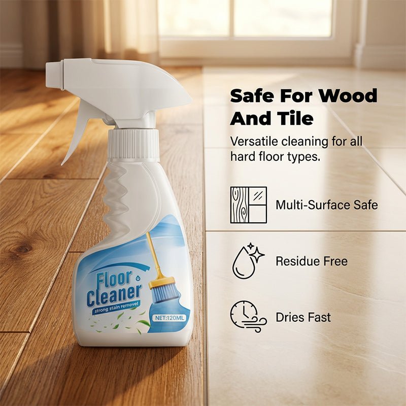 Hard Surface Floor Cleaner Spray – Fast drying, no watermarks. Restores natural gloss, antibacterial & safe for wood/tile. Fresh botanical scent. - Image 3