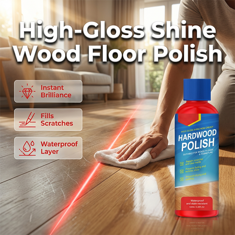 Restore & Protect Your Wood Floors – Instant High-Gloss Shine for Home Surfaces