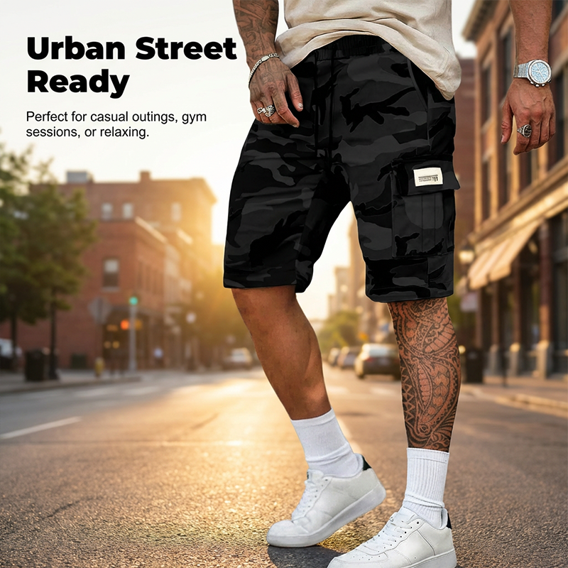 Men's Relaxed Fit Tactical Cargo Shorts – Multiple pockets, durable fabric & perfect for outdoor, work or daily wear