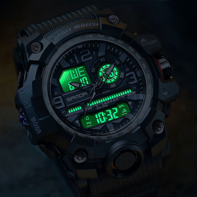 Men's Fashion Multifunctional Waterproof Luminous Watch - Image 3