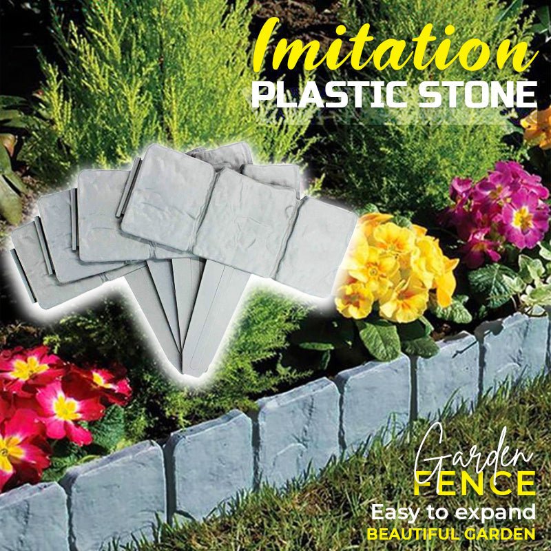 Imitation Stone Garden Fence – Realistic Look, Easy Install & Expandable Design