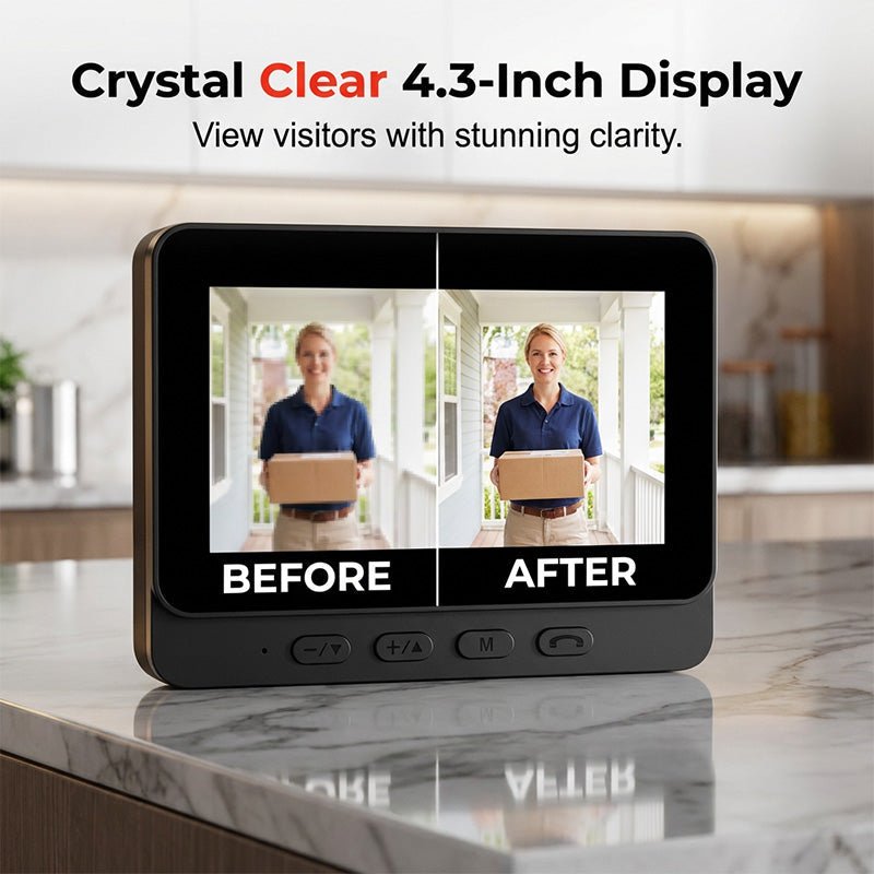 Smart Video Doorbell with 4.3" Display Screen - Image 2