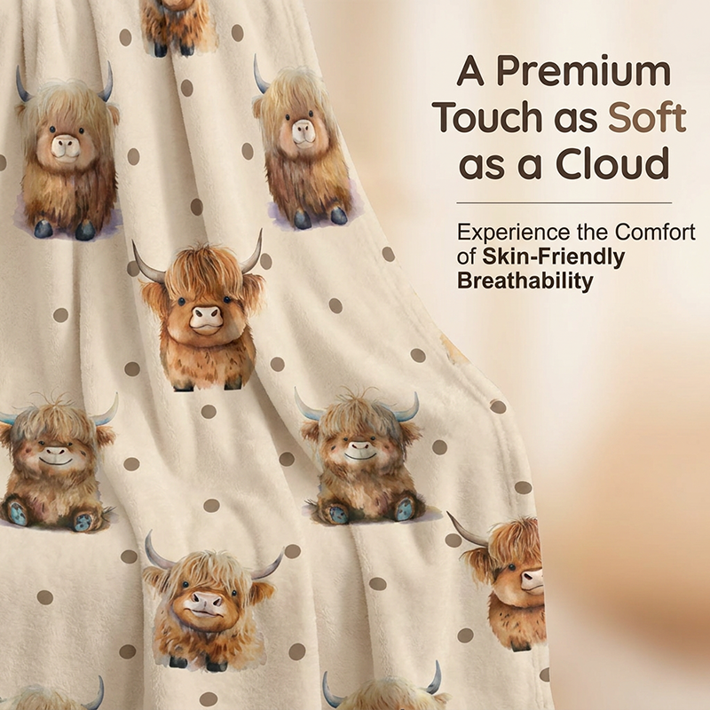 Ultra-Soft Printed Flannel Throw Blanket - Image 2