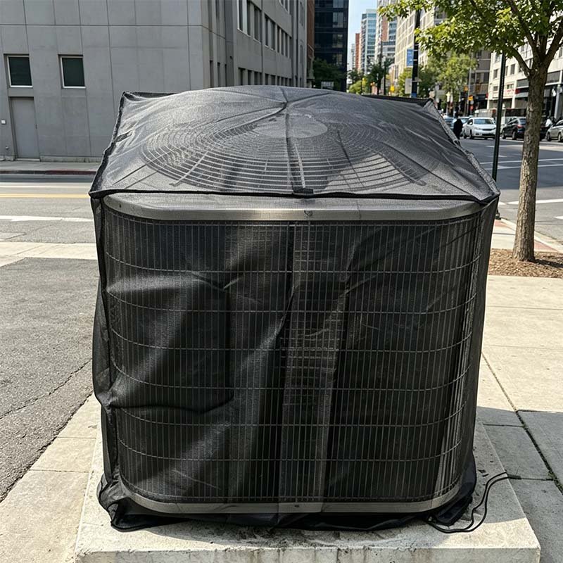 Outdoor Air Conditioner Cover with Mesh Sides – Durable, Ventilated & Weather-Resistant Protection