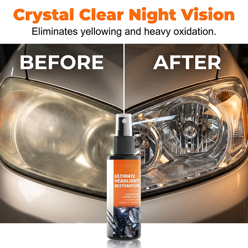 Professional Headlight Restoration Spray Kit - Image 2