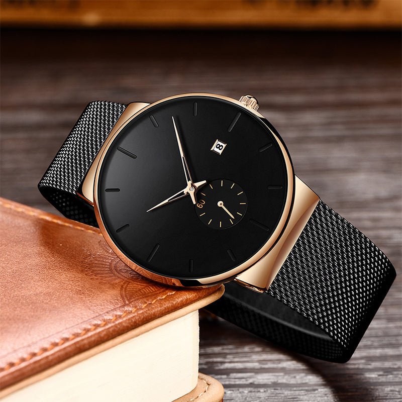 Men's Minimalist Waterproof Quartz Watch - Image 3