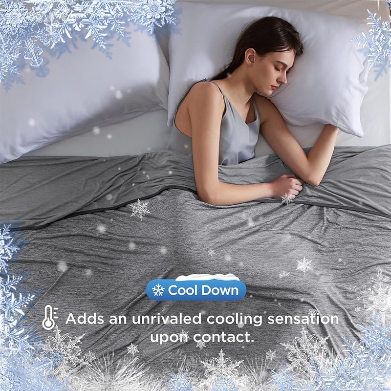 No more waking up in the heat-Summer Specials Cooling Blanket for Hot Sleepers