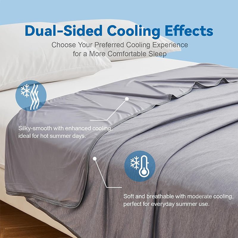 No more waking up in the heat-Summer Specials Cooling Blanket for Hot Sleepers - Image 2