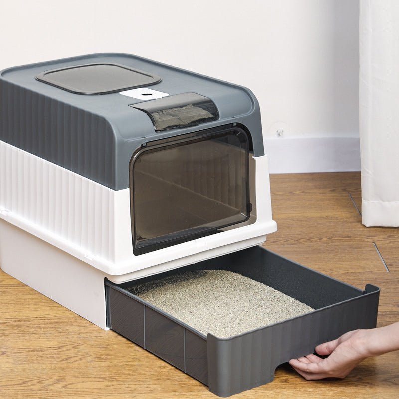 Foldable Drawer-Style Cat Litter Box - Image 2