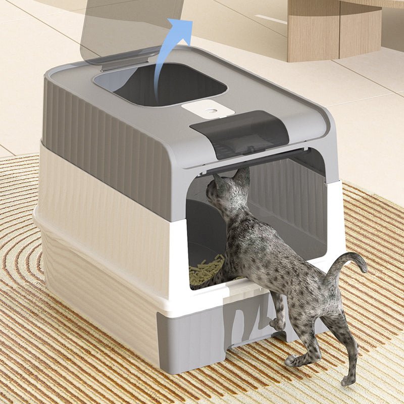 Foldable Drawer-Style Cat Litter Box - Image 3