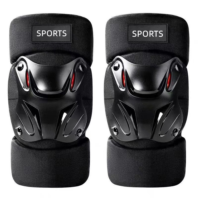 Motorcycle Knee & Elbow Guard Set – Hard Shell, Articulated, Adjustable - Image 2