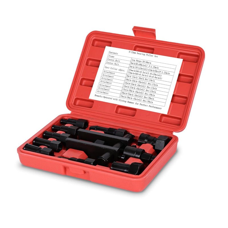 10 PCS Motorcycle Bearing Puller Tool Kit – Heavy Duty & Portable – Mechanic Essential - Image 2